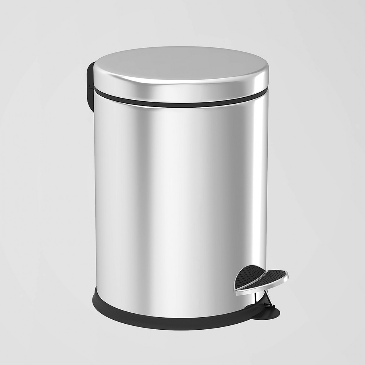 Корзина з педаллю з нержавіючої сталі Vinoks 8 літрів.